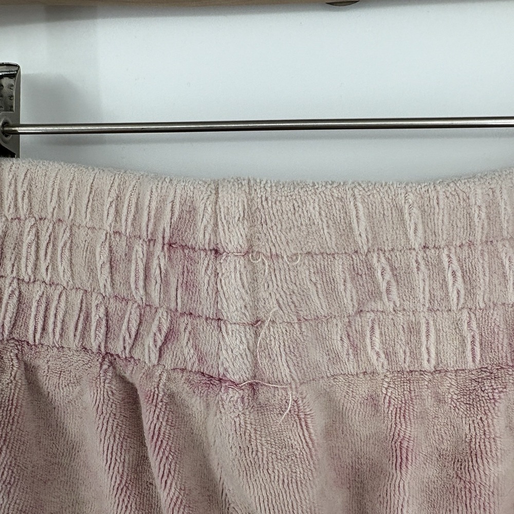 Diesel Free People P-Martyn Velvety Chenille Track Pants Medium Pink Indie Y2K - Picture 6 of 7
